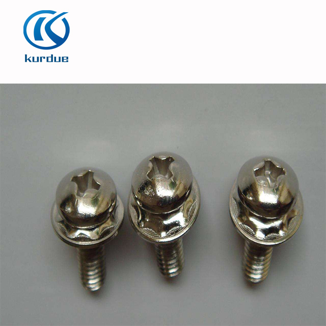 Machine screws with washer