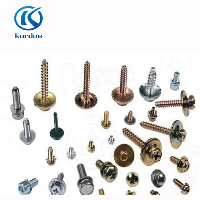 Machine screws with washer