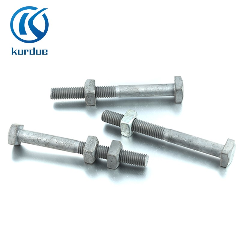 custom wholesale inch carbon steel zinc plated drum tapered square head bolt