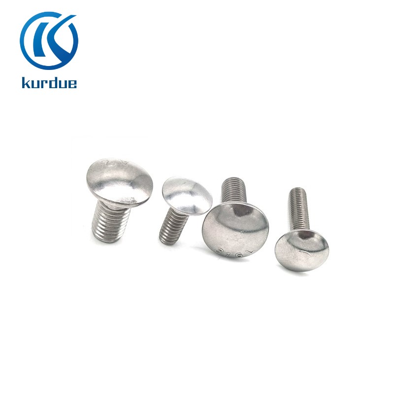 DIN603 Stainless Steel Round Mushroom Head Square Neck Carriage Bolt