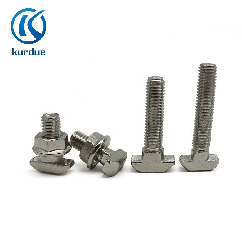 China type manufacturer price 8.8 grade stud bolt open hook wheel assembly screw t hammer head screw M6 bolt